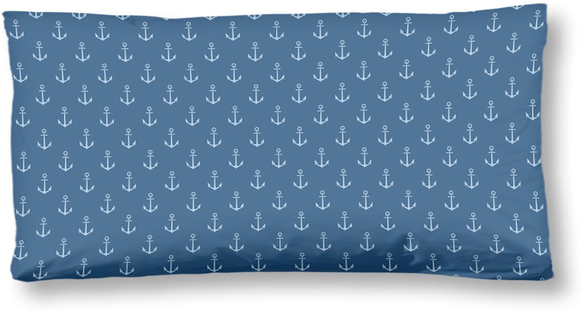 HIP kussensloop mandalas/ maritiem - 40x80 cm - Blauw - 100% Katoen satijn