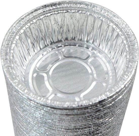 Trade Shop - SET 48 STK ALUMINIUM TABLETT BEHÄLTER MIT DECKEL KÜCHE Trade Shop - SET 48 STK ALUMINIUM TABLETT BEHÄLTER MIT DECKEL KÜCHE