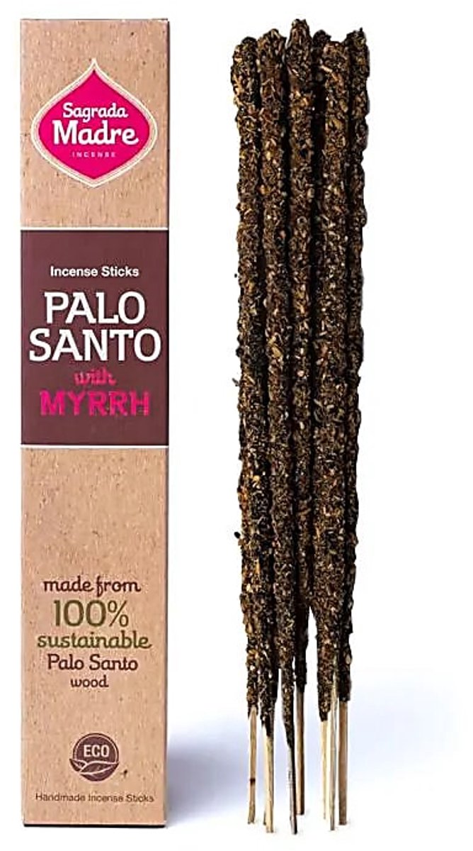 Sagrada madre - palo santo - mirre - wierook - wierookstokjes - 1 doosje