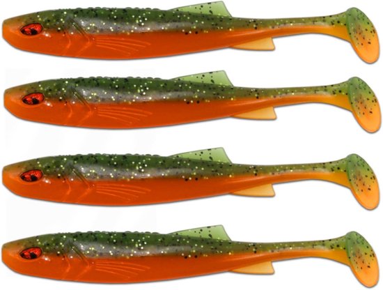 Shad Rubbervis Snoekbaars Roofvis Aas 12,5 cm - Hoge Actie en Sterke Aantrekkingskracht — afbeelding 3