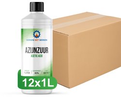 Azijnzuur 80% - Doos, 12x1 liter