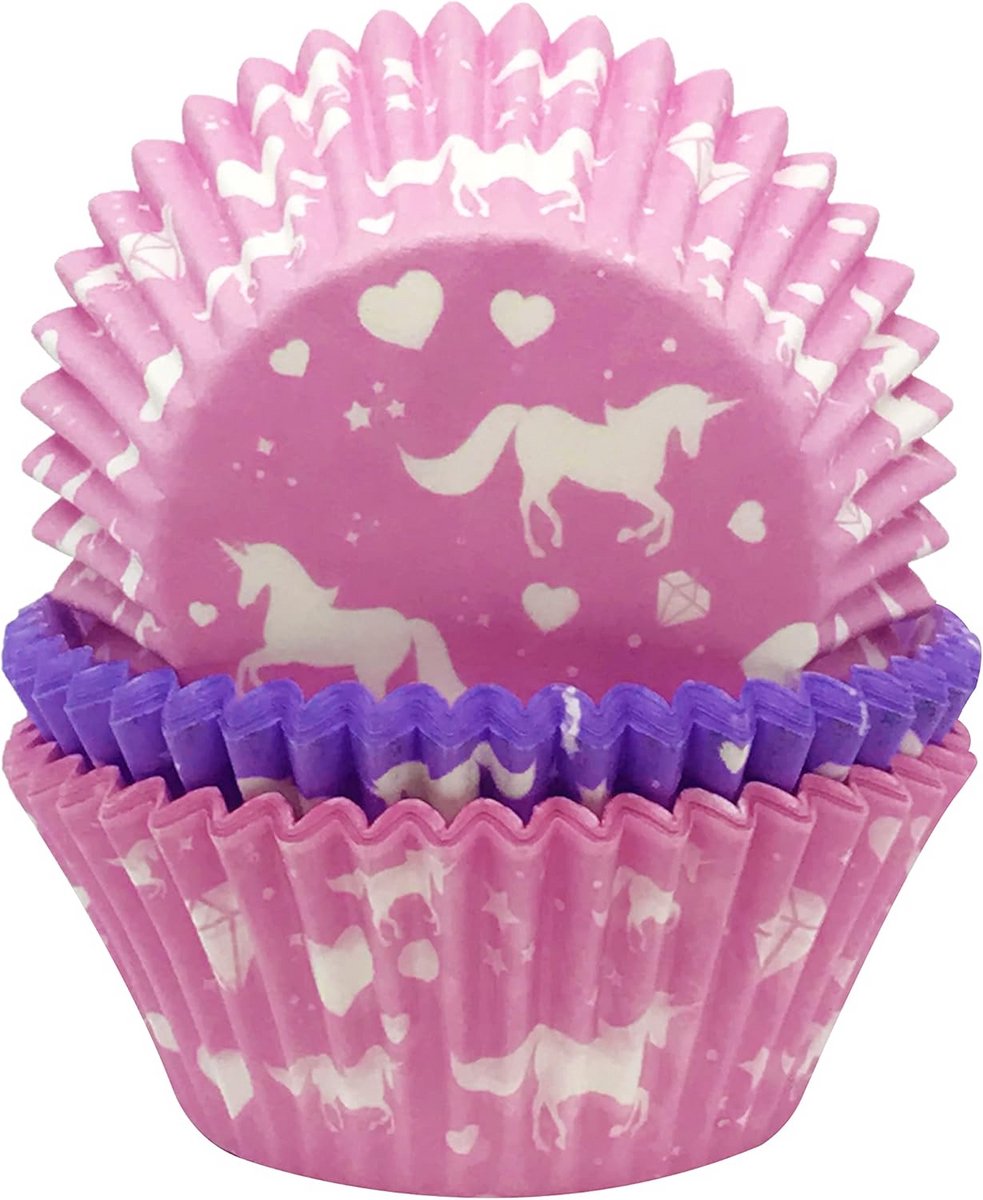 75 Stuks Vetvrije Cupcakevormpjes voor Taarten en Gebak