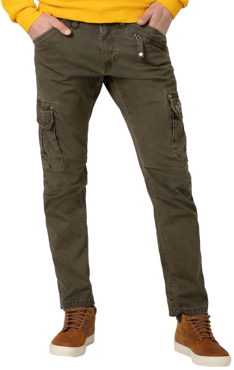 TIMEZONE Heren Cargo Broek regular/straight Olijf 30W / 32L Volwassenen