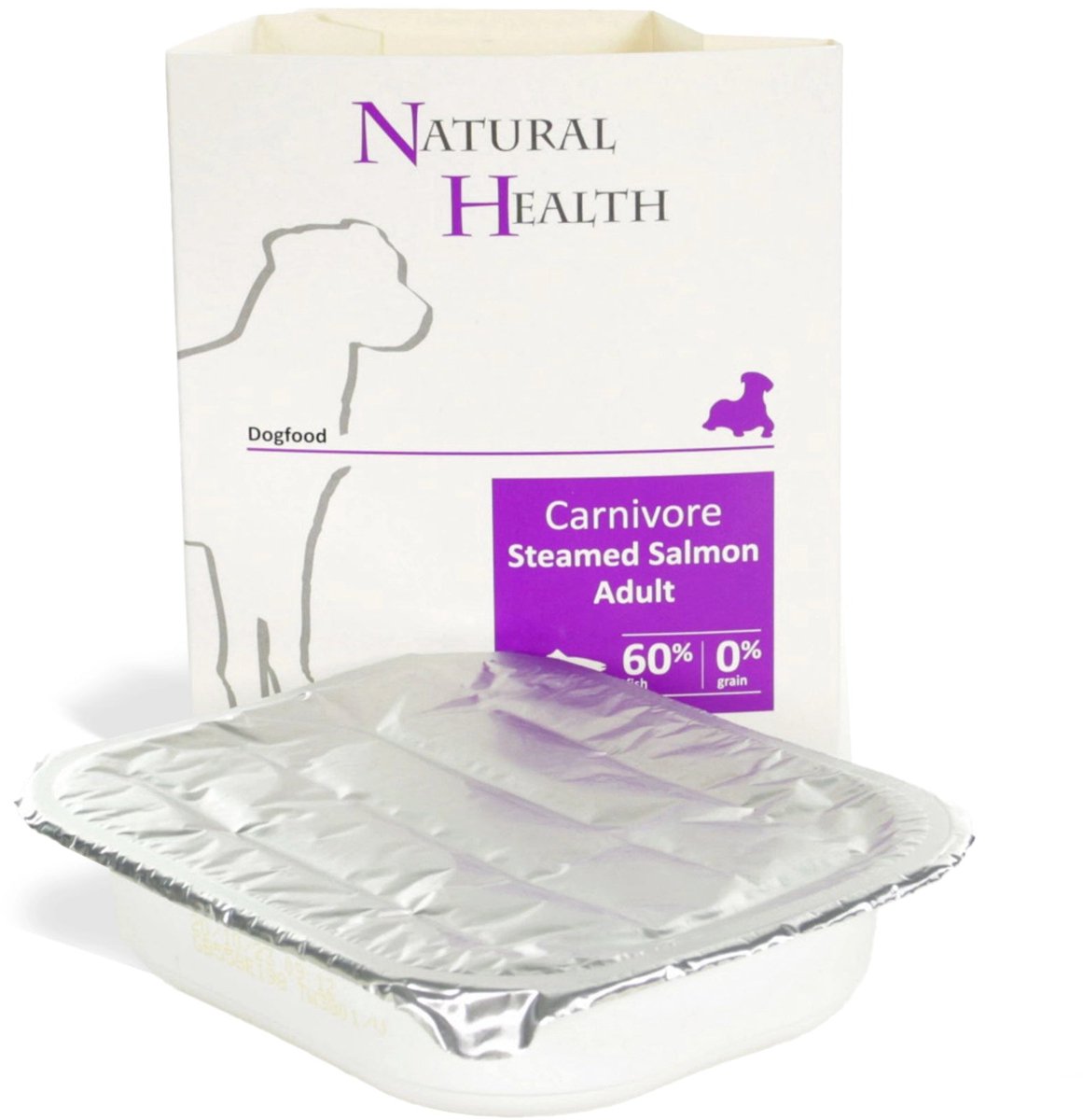 Natural Health Natural Health Dog Steamed Carnivore Salmon omdoos 7x 395 gram