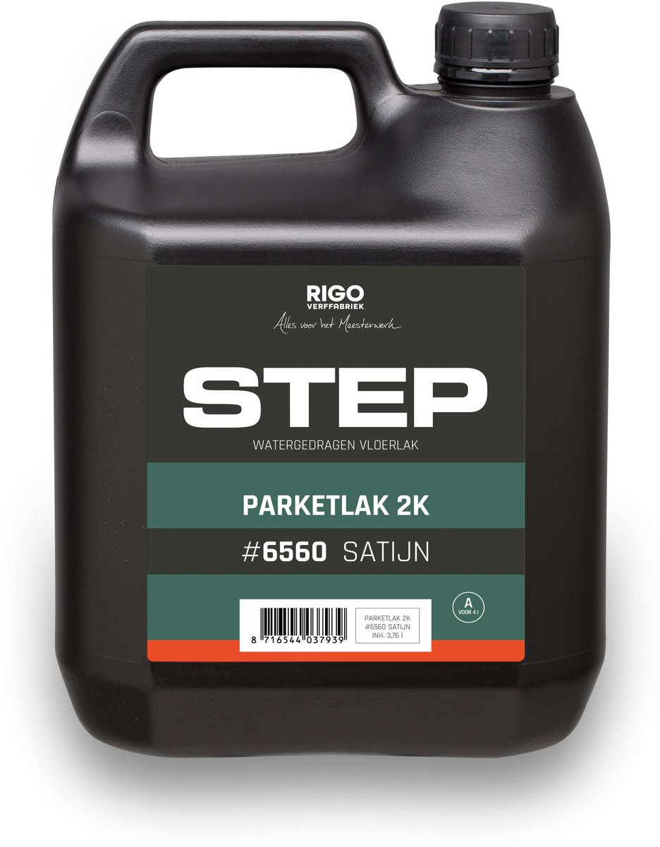 STEP Parketlak 2K Satijn #6560 - 4 liter