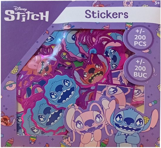 Disney Stitch - +/- 200 losse stickers - knutselen - sticker | bol