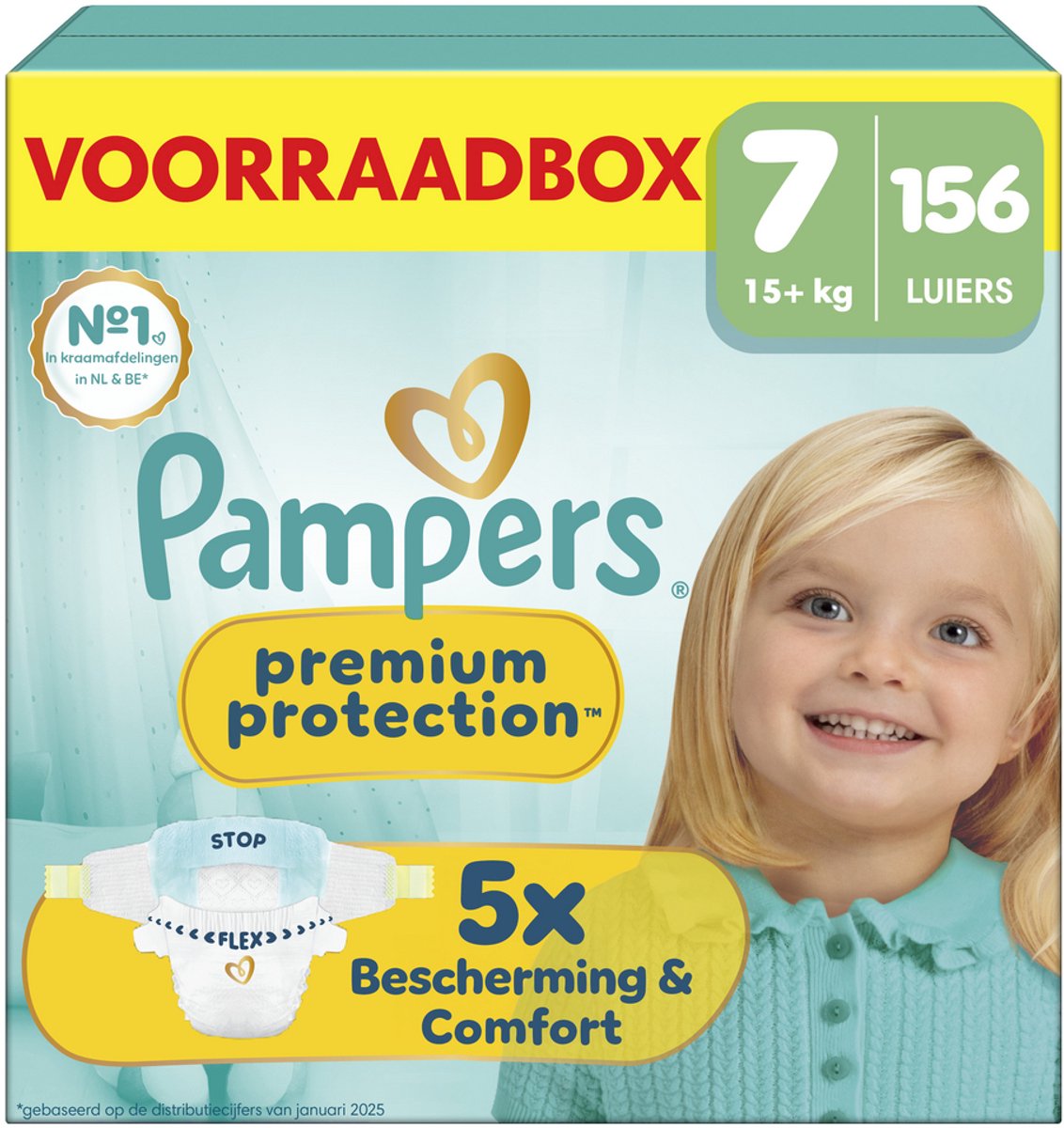 Pampers Premium Protection Voorraadbox maat 7