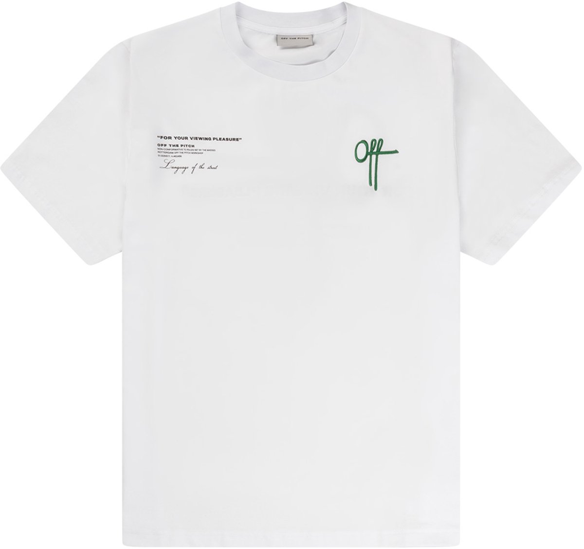 Off The Pitch - Neo Regular Fit T-Shirt - Wit