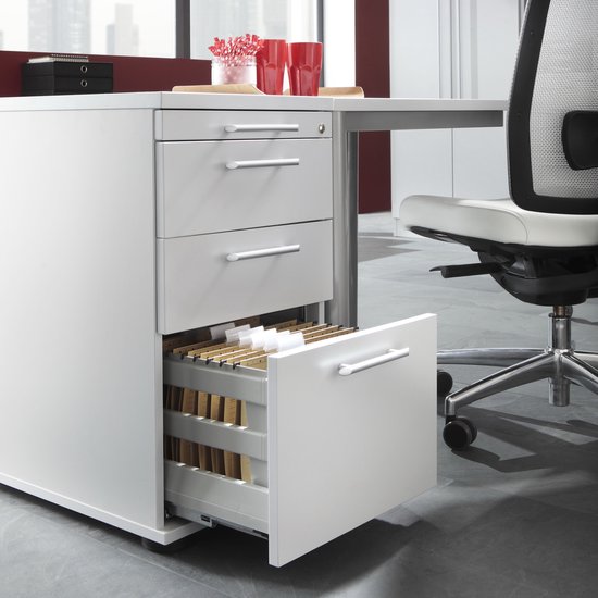 SIGNA SC40 BS - Conteneur à roulettes en bois de hêtre avec système d'accrochage