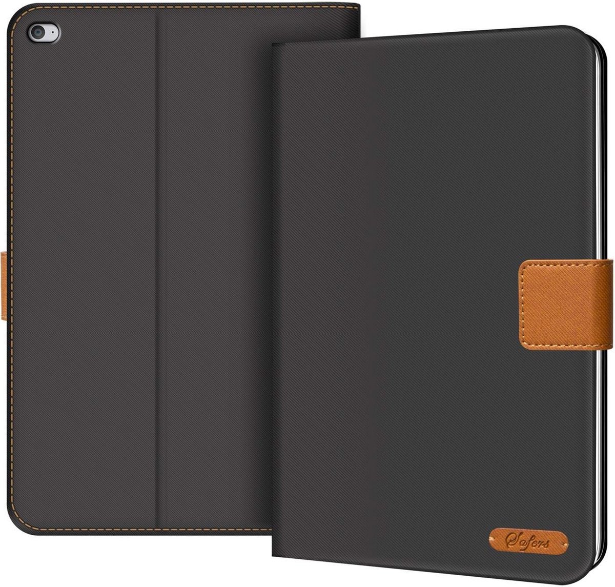 Beschermhoes met Standaardfunctie voor iPad Air 2 (2014) - Zwart