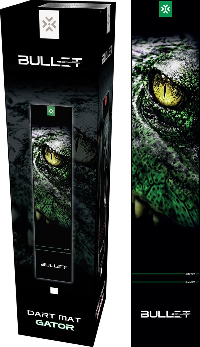 Bullet Carpet Gator Dartmat 300 x 60