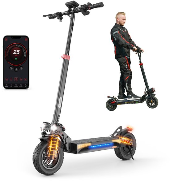 Elektrische Step iScooter ix4 voor Volwassenen 150kg Krachtige 800W 10 inch Met APP 48V15 Ah Maximale Snelheid 25km/h Maximale Actieradius 45 Km
