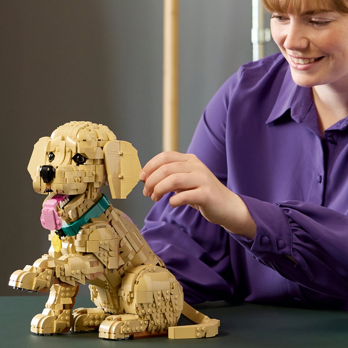 LEGO® Icons Golden Retriever Puppy - Decoratieve Dierenfiguur - Bouwset voor Volwassenen - 11384 — afbeelding 17