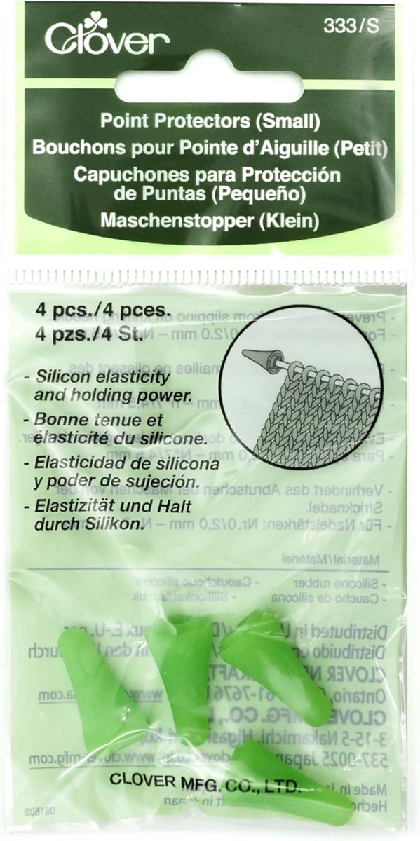Steekstoppers voor Breinaalden (Set van 4) - Groen
