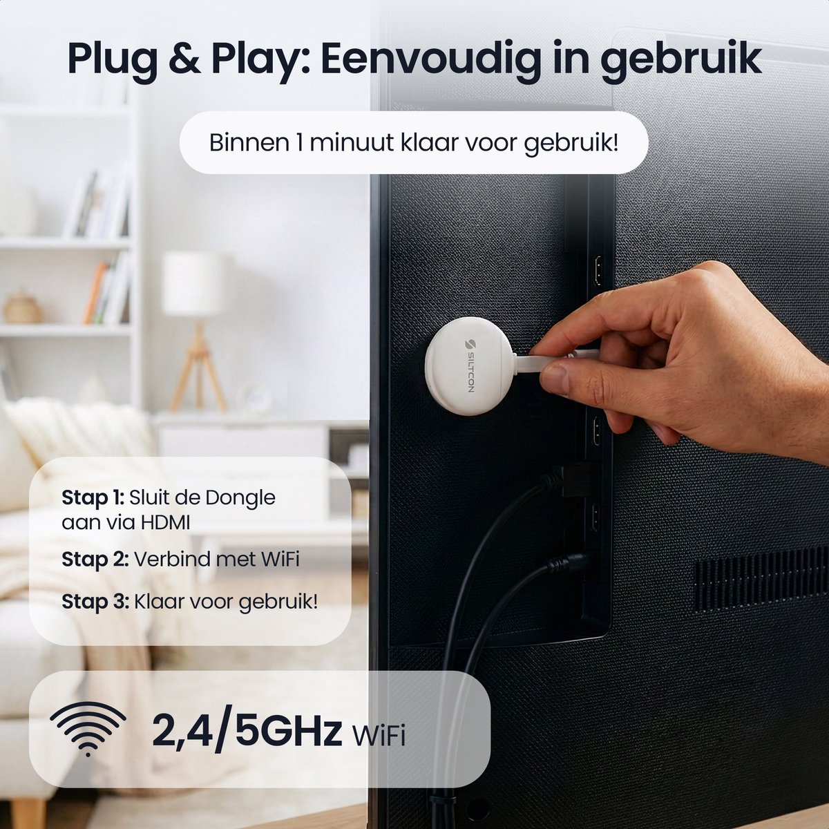 Siltcon Android TV Box 4K - Smart TV Box voor Netflix & YouTube — cadeau in Elektronica - foto 7