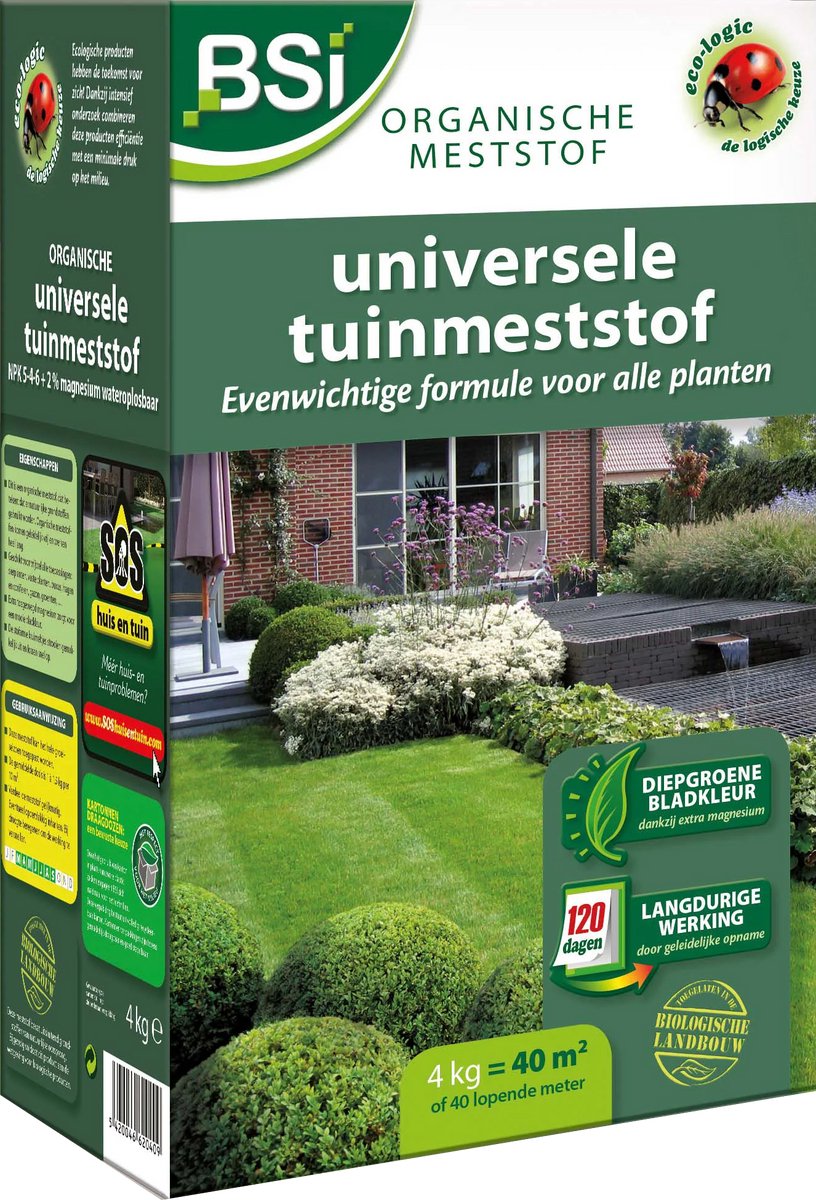 BSI - Universele Meststof - 4 kg voor 40 m²