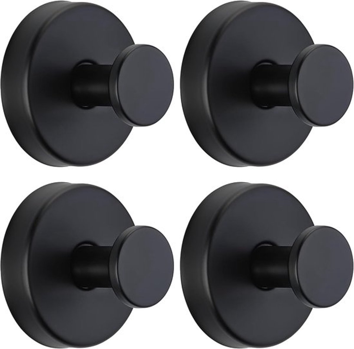 Haken Met VacuüM Zuignap - 4 Stuks - Handdoekhaakjes - RVS Zuignap Ophanghaak voor Douche