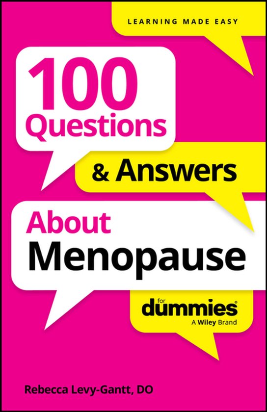 100 Questions & Answers About Menopause For Dummies - cover