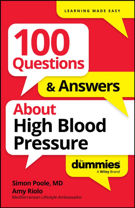 100 Questions & Answers About High Blood Pressure For Dummie ... - cover