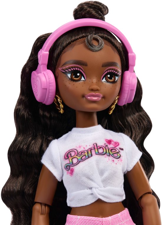 Barbie Besties Skate Party Brooklyn Pop Roze Kinderen — afbeelding 4