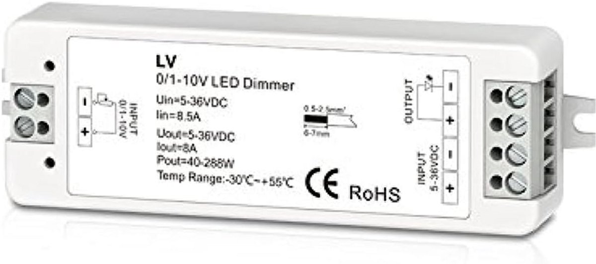 1 Kanaals 0-10V LED Dimmer voor Constante Spanning Verlichting 5-36V