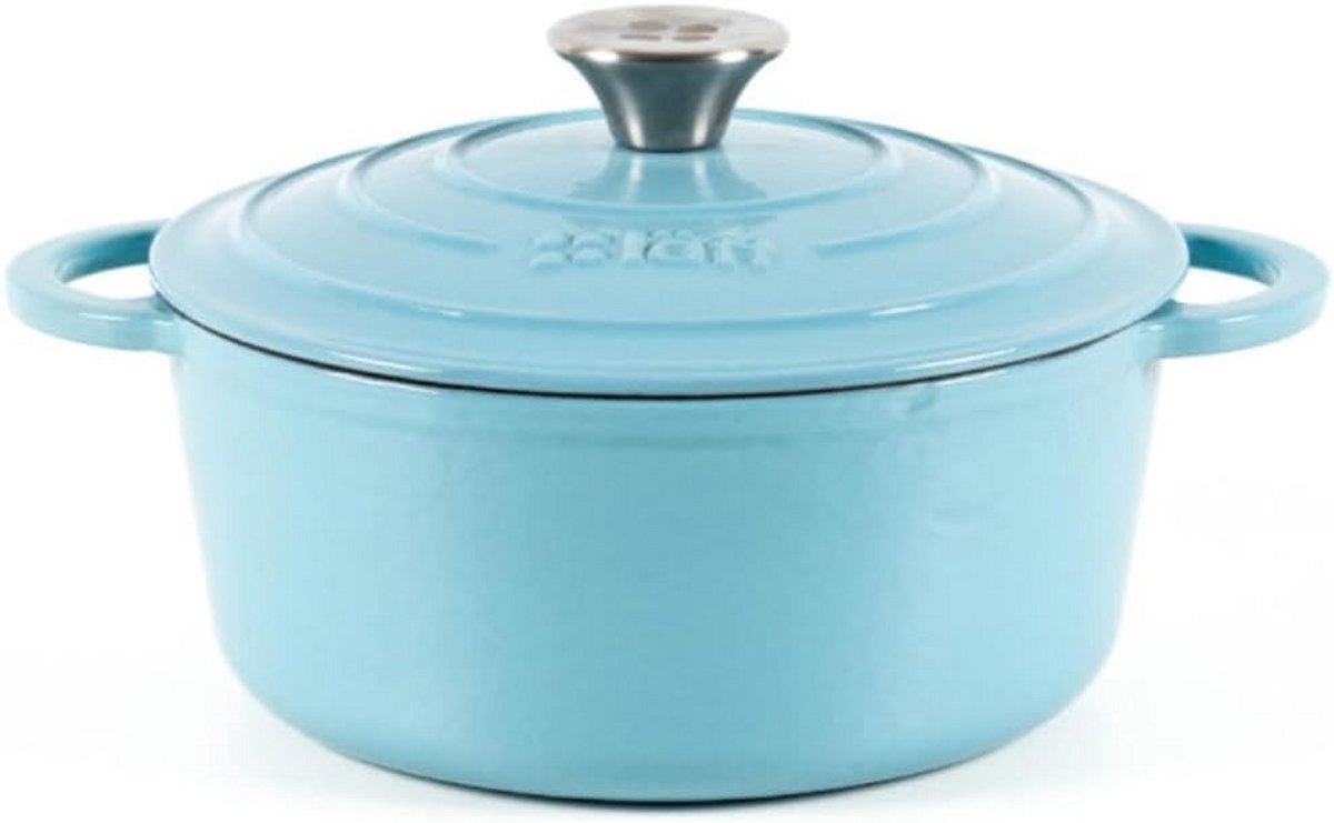 Gietijzeren Dutch Oven met Emaille Coating 22 cm