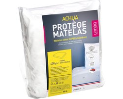 Molton Matrasbeschermer Katoen 200x200 cm met Hoog Spanplafond