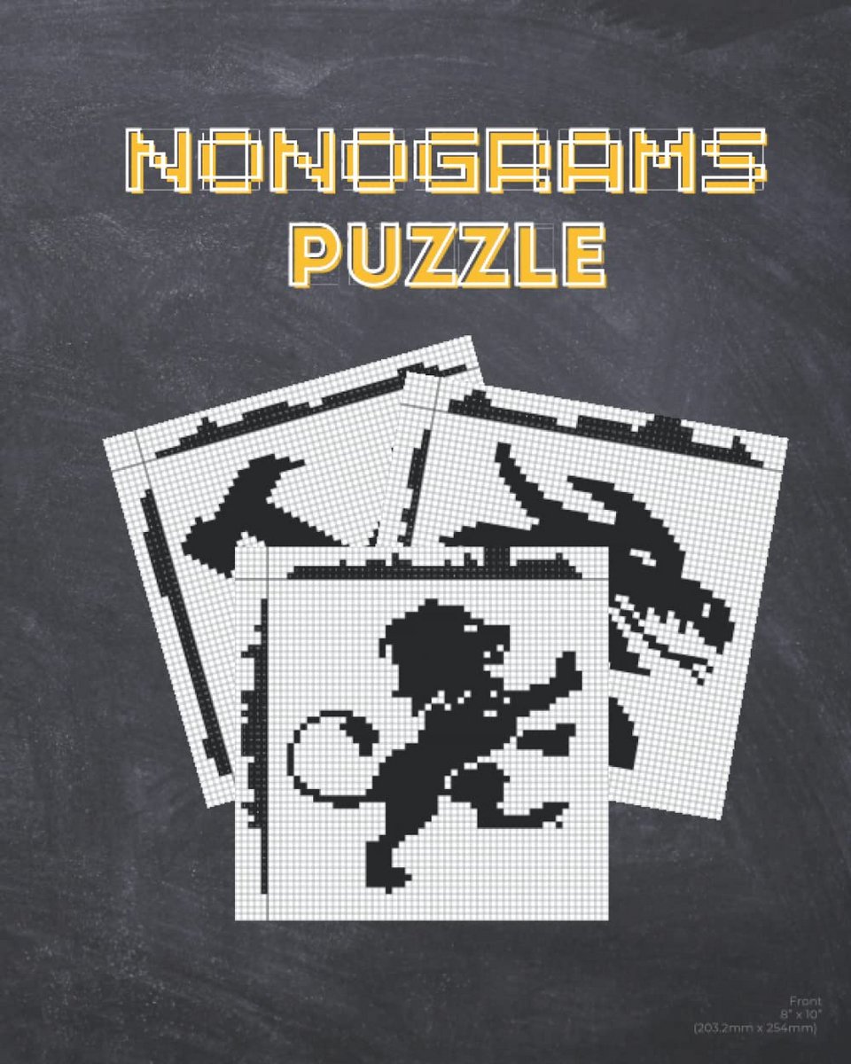 Logische Puzzelboek Vol Nonogrammen voor Volwassenen en Tieners