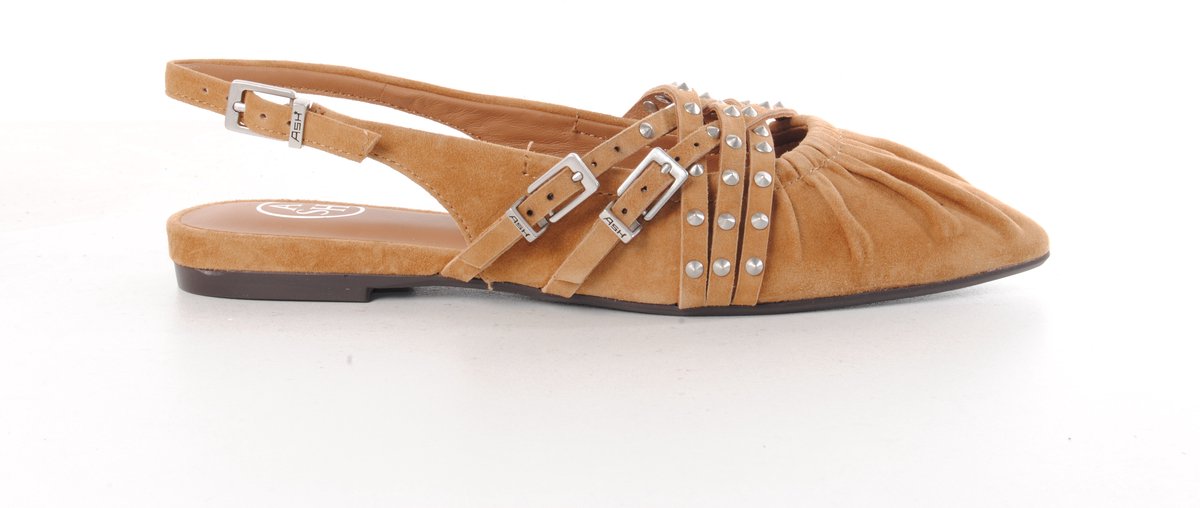 Ash Italia dames slingback Bianca suède camel
