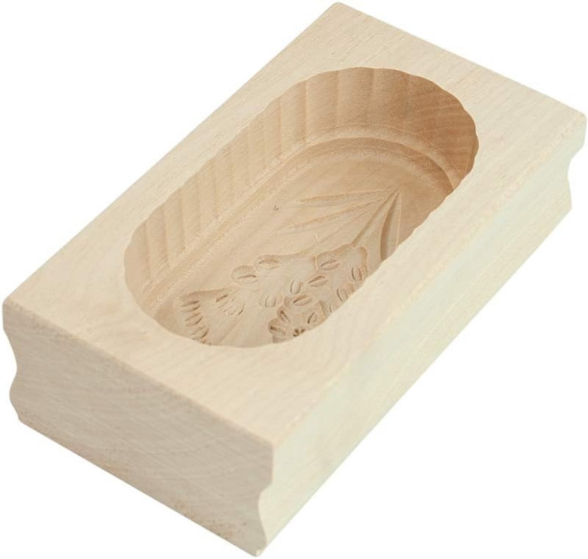 Houten botervorm vierkant voor mooie boterstukken