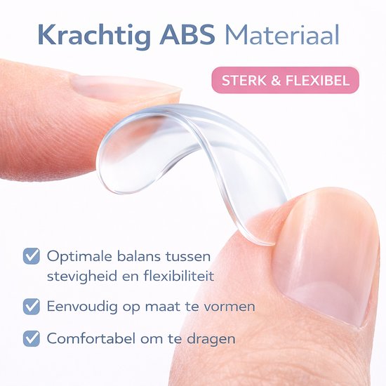 Joyage Nail Pointes Transparent Oval - 500 pièces - Nail tips transparents - Nail tips pour ongles en gel - Nail tips acrylique - Nail tips transparents - Ongles transparents - Faux ongles clairs - Faux ongles - Faux ongles ongles
