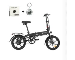 elektrische fiets - vouwfiets - DYU A1F PRO - opvouwbaar - 50/60 km bereik - inclusief tracker traceer systeem