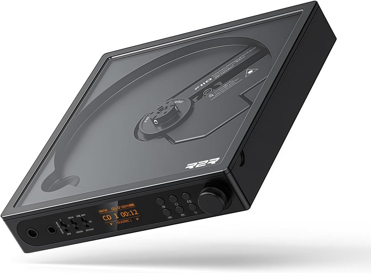 Draagbare CD-speler - HiFi Audio Speler - Muziek Luisteren - True 24Bit R2R DAC