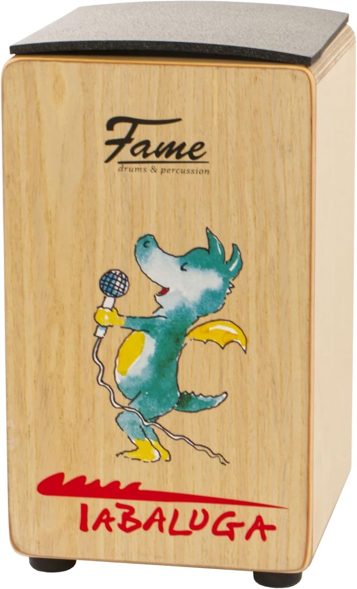 Kinder Cajon - Slagwerk Instrument - Muziek Maken - Kindvriendelijk Formaat - 42 cm Hoog