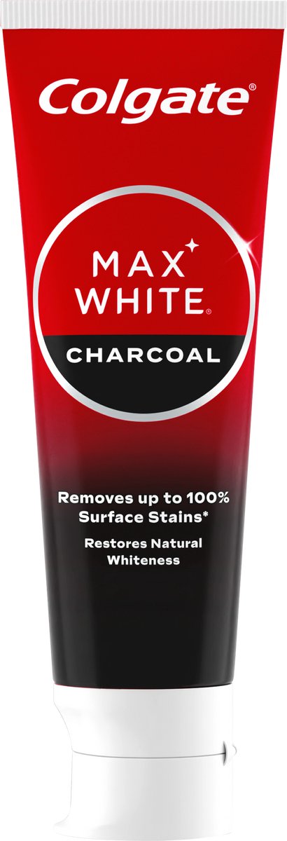 Colgate Max White Active Charcoal Whitening Tandpasta - 4 x 75 ml