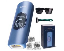 IPL Laser Ontharingsapparaat - Ice Cooling - 999.999+ Flitsen - Epilator Hele Lichaam - 5 Standen - Compact Epileerapparaat Dames - Qualiz®
