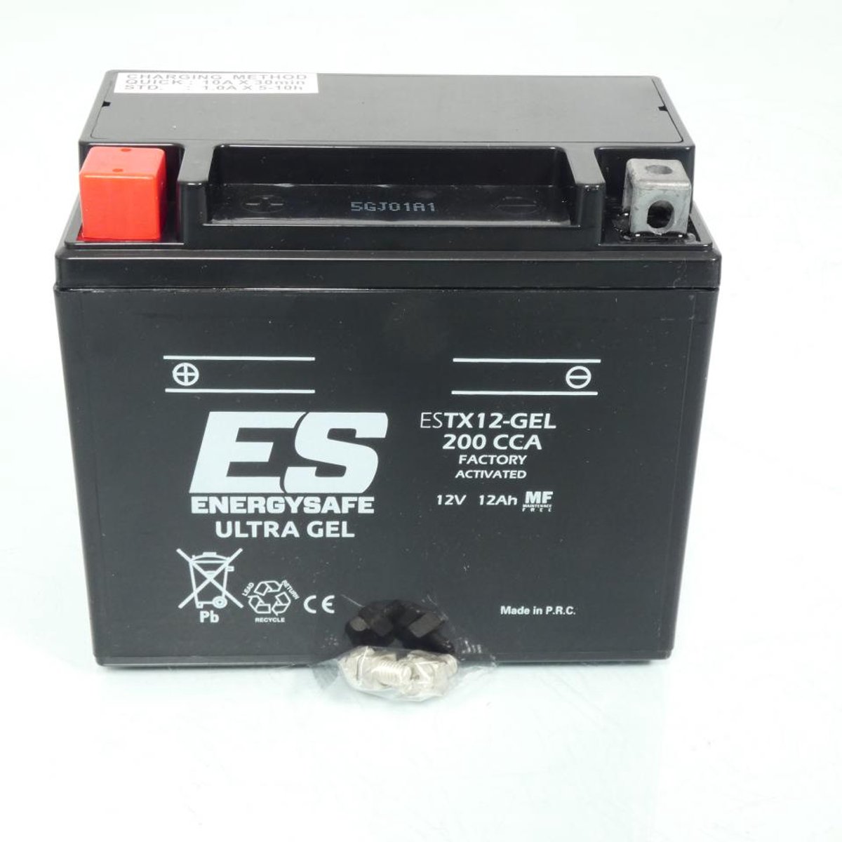 Batterie SLA Energysafe pour Moto Aprilia 1000 RST Futura 2001 à 2005 YTX12 / 12V 12Ah Neuf