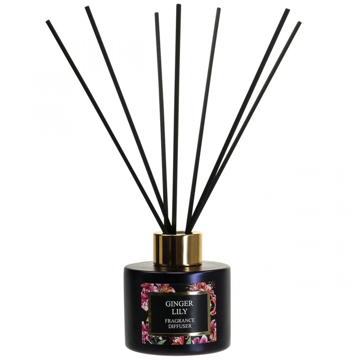 Kamergeurverspreider geurstokjes Ginger Lily 75ml