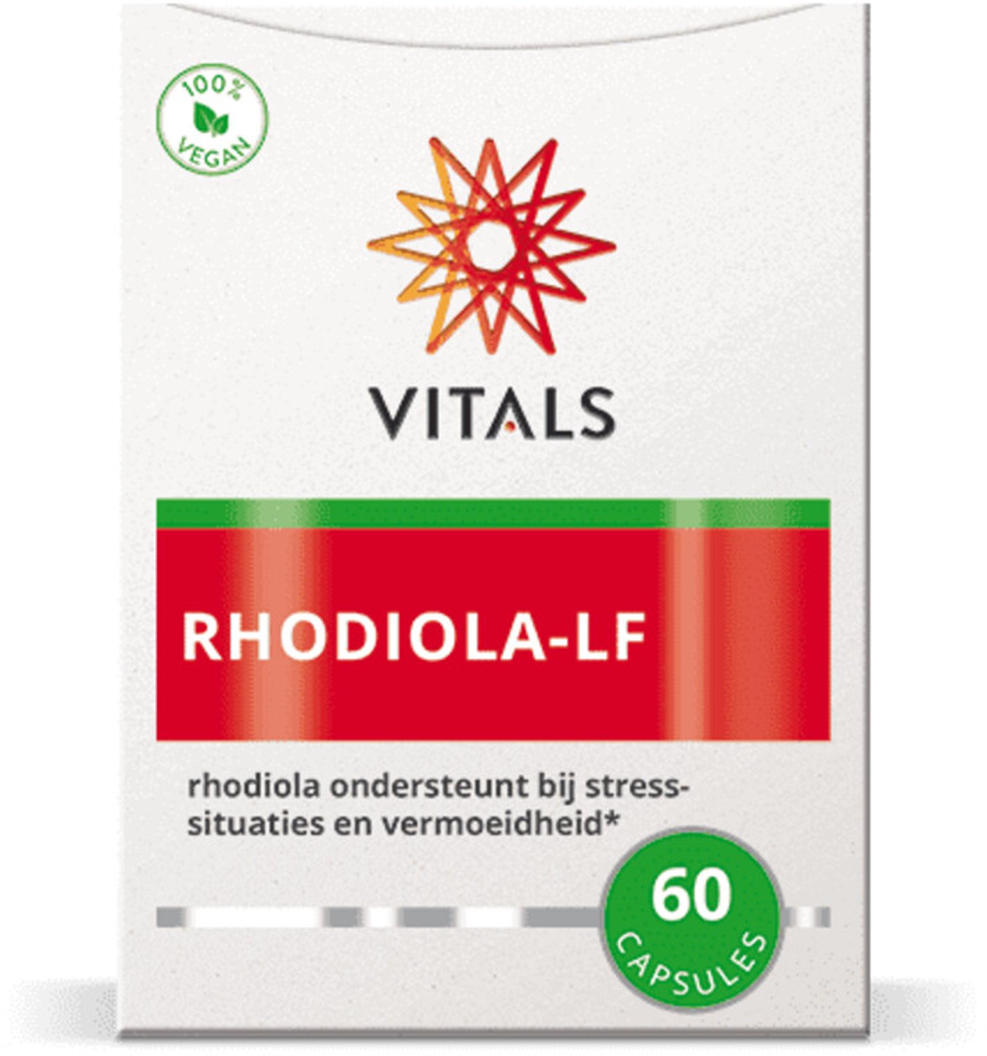 Vitals - Rhodiola LF - 2 x 60 capsules - Voordeelverpakking
