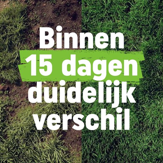 Pokon Gazon Revolutie 4kg - Gazonmest - Graszaad - Bodemverbeteraar - Voor 80m² - Resultaat Binnen 15 Dagen