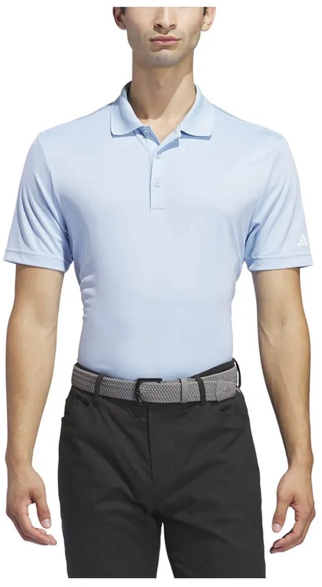 Adidas Performance Korte Mouw Poloshirt 2XL Man Clear Sky