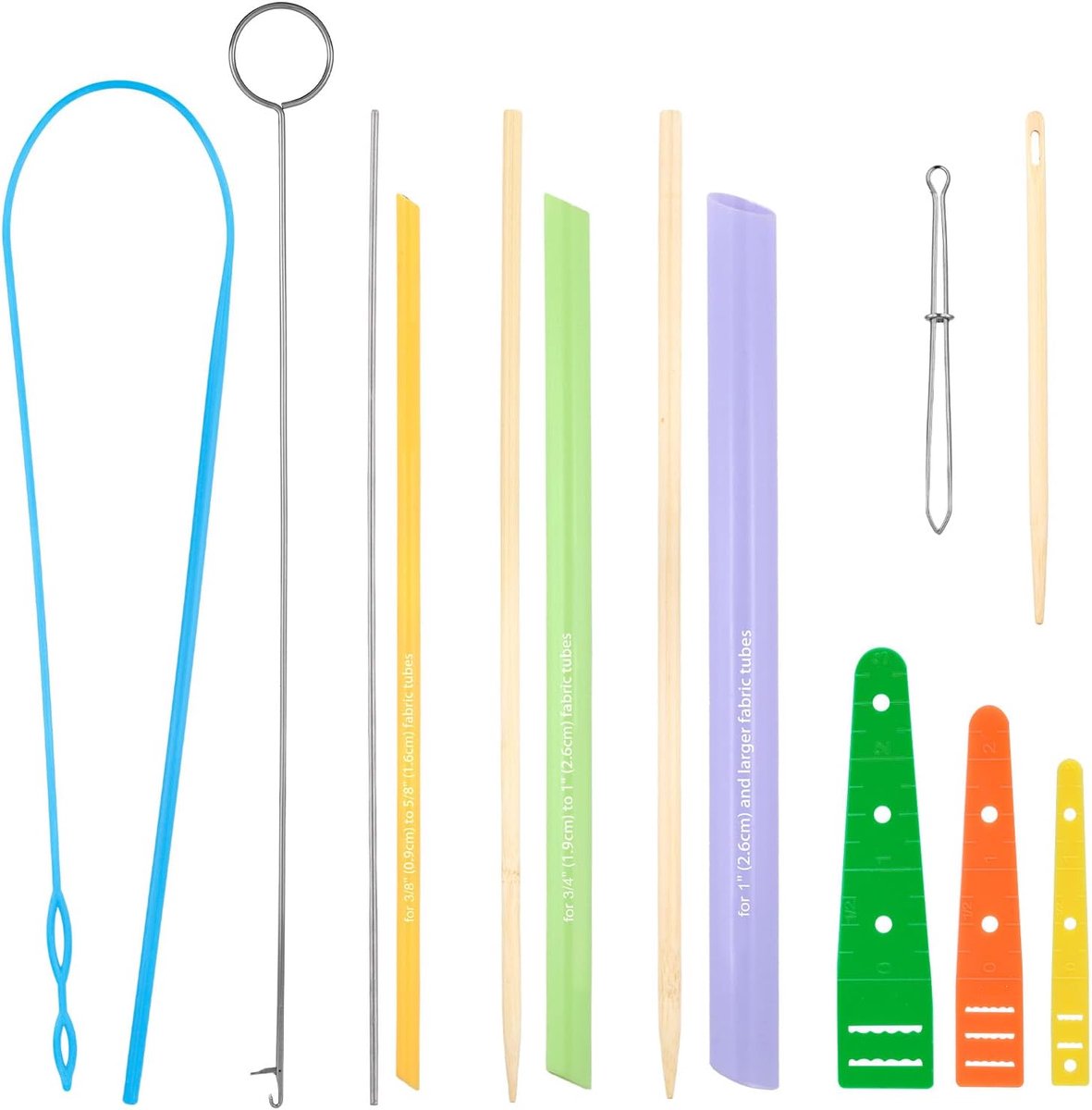 Naai Set - Draai Gereedschap - Stoffen Keer Tool - Multifunctioneel - 13 Delig - Kleurrijk