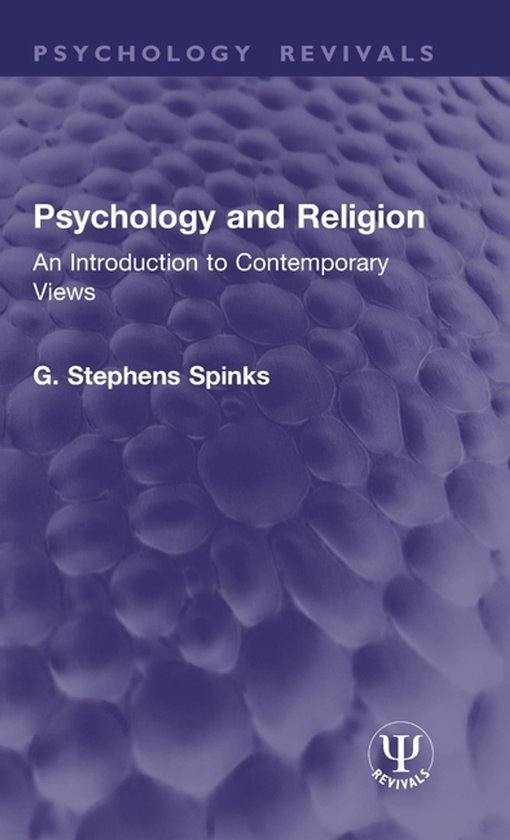 Psychology Revivals- Psychology and Religion - cover