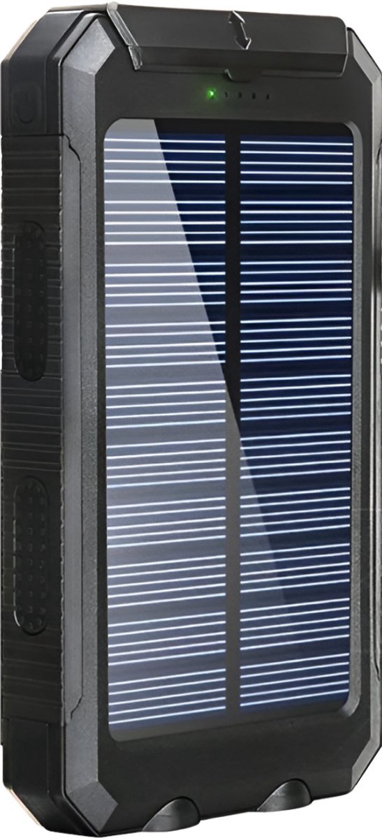 CB-Goods Solar Powerbank 20.000mAh Draadloos Opladen Waterdicht - CB-Goods - €49,95