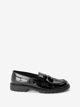 Next - Dames - Loafers van lakleer met dikke zool - Zwart