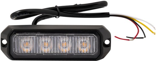 Stroboscoop LED Lamp - Waarschuwingslicht - 4 LED - 12/24V — afbeelding 5