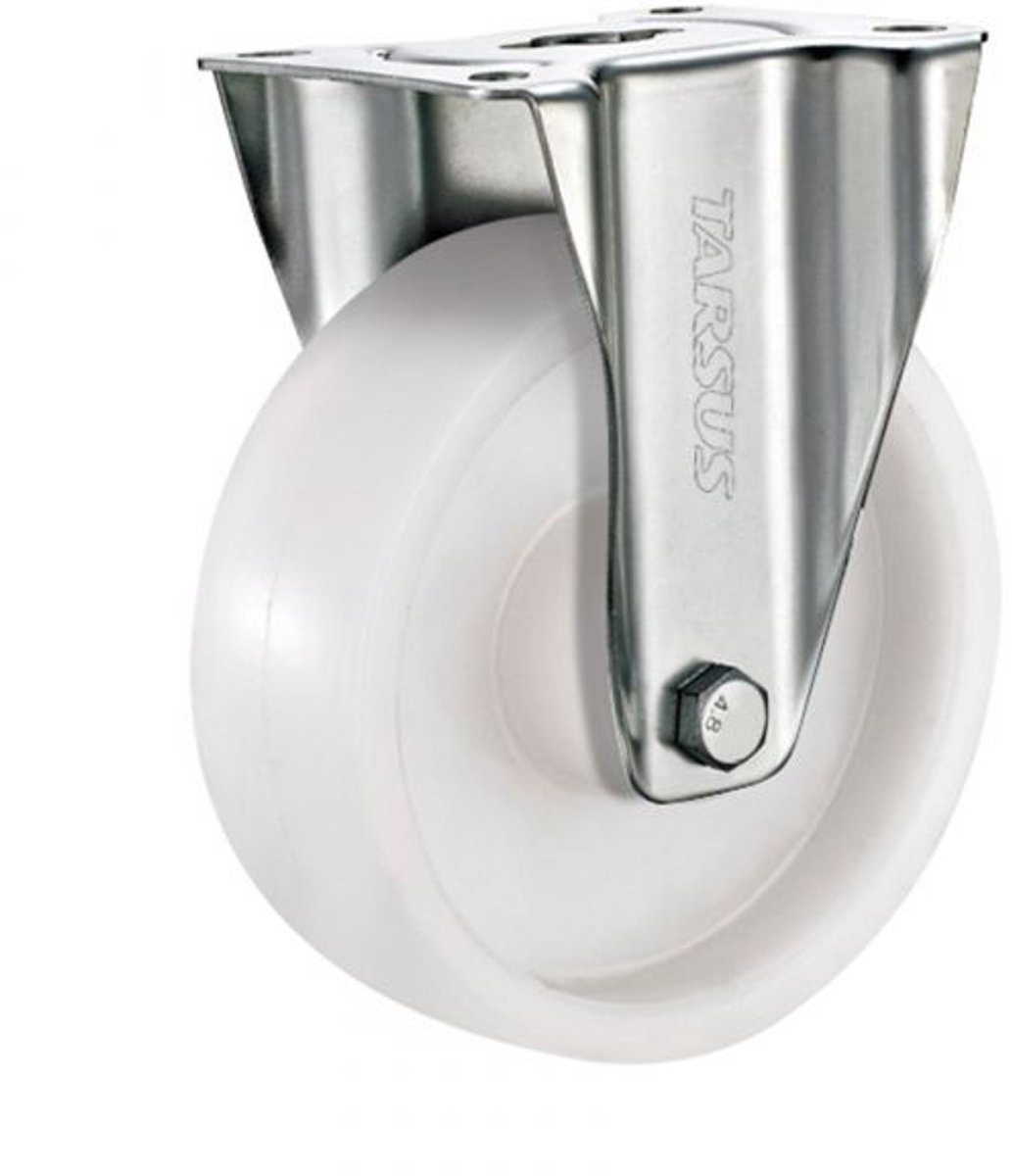 Zwaarlast bokwiel 125 mm 400 kg nylon dubbel gelagerd - TARSUS