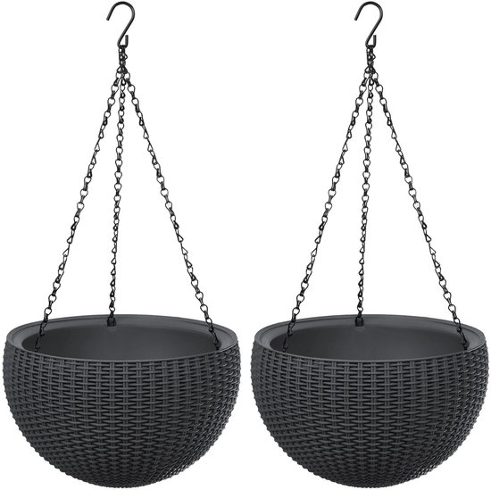 Pot de fleurs suspendu Keter Sphere Planter - 2 pièces