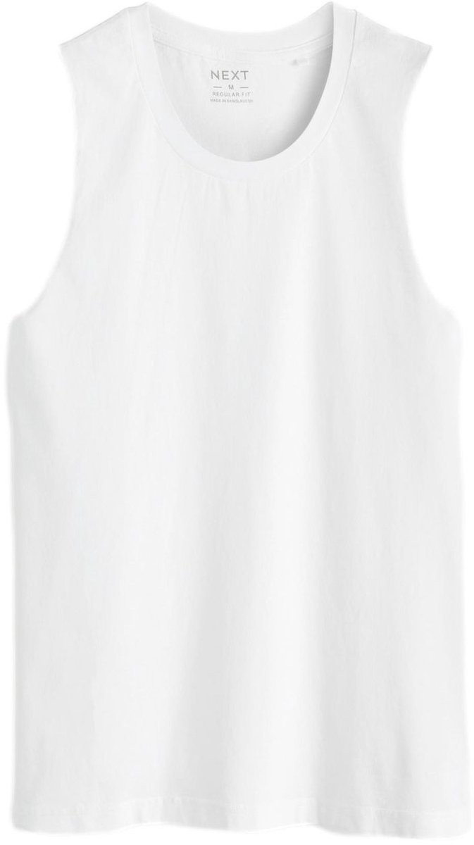 Next - Heren - Tanktop - Wit