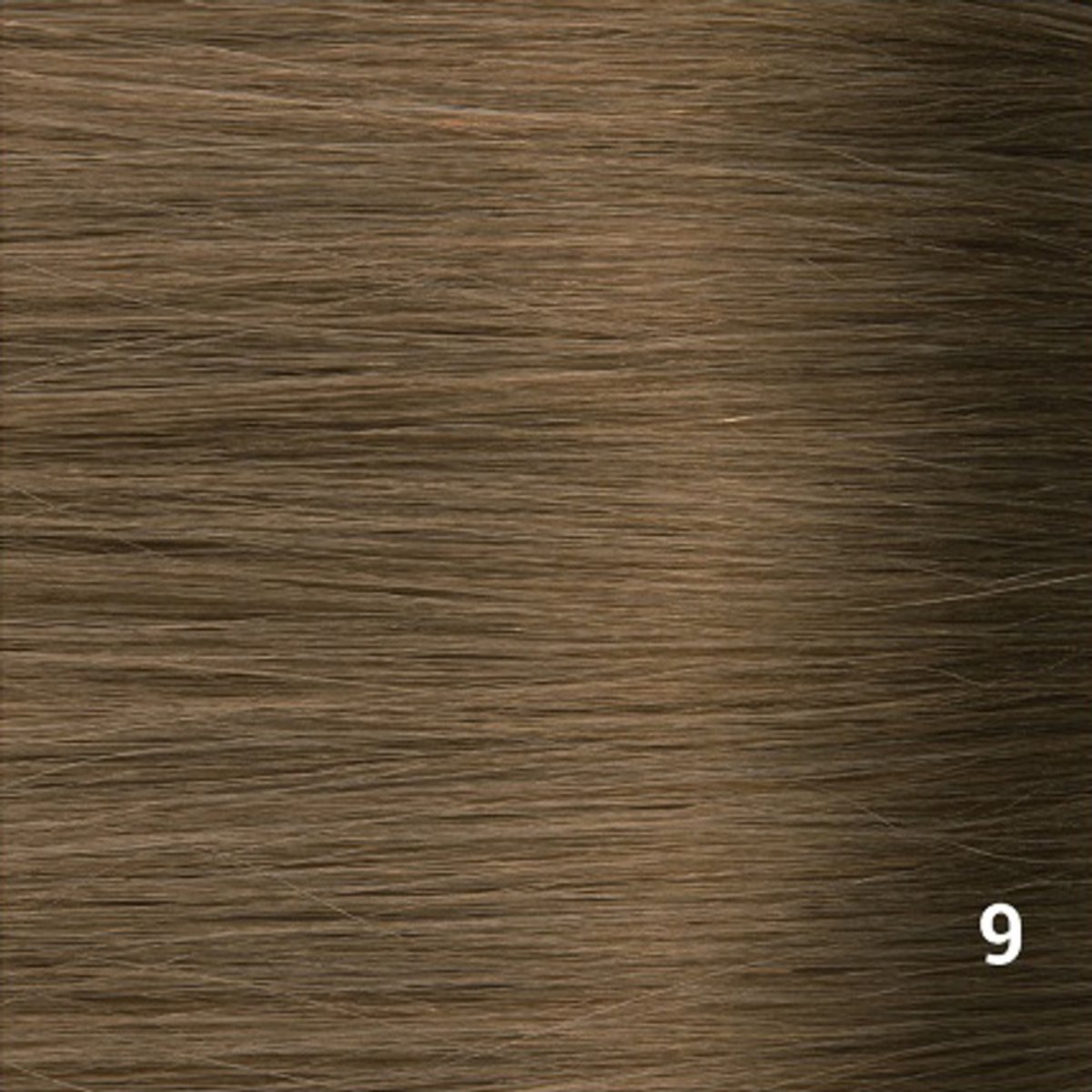 LUXHAIR LABEL BY LOTT. Premium Weft Hair Extensions – 24” / 60 cm – 110g – Olive Brown (#9) | 100 % Real Remy Human Hair Extensions Voor Volume & Lengte